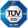 Sello ISO 14001 de TÜV Rheinland